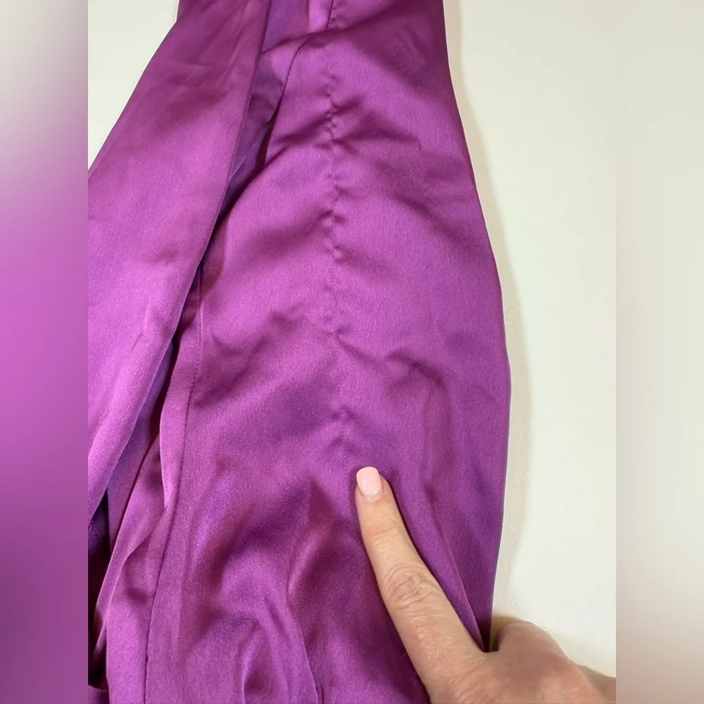 Strut and Bolt purple wrap bodysuit FLAW size small (Bin X) - Picture 2 of 10